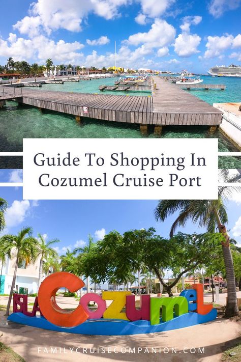 This bustling Caribbean area hosts countless activities and shops that cater to tourists. We're making it easier to plan your trip by sharing our guide to shopping in Cozumel Cruise Port. Cozumel Cruise Port, Cozumel Cruise, Grandeur Of The Seas, Cozumel Island, Cruise Activities, Tropical Cruise, Cruise Planning, Cruise Excursions, Dream Cruise