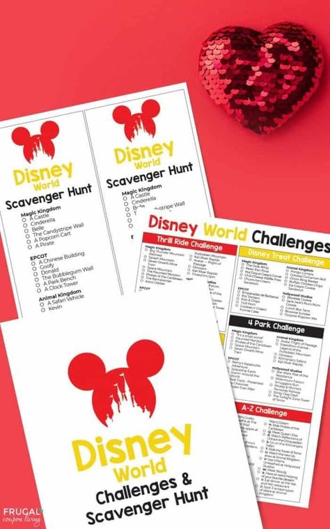 Disney Scavenger Hunt, Christmas Printables Free Kids, Disney Princess Printables, Disney Printables Free, Disney World Guide, Fun Holiday Games, Disney World Travel, Library Crafts, Free Thanksgiving Printables