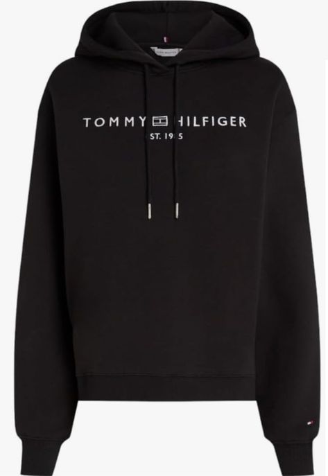 Tommy Hilfiger Women's Hoodie with Logo (affiliate link) Tommy Hilfiger Hoodie, Bath Robes For Women, Comfy Clothes, Rich Fabric, Tommy Hilfiger Women, Blouse Outfit, Knitwear Women, Cute Shirts, Down Jacket