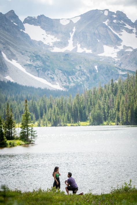 Proposal Long Lake | Summer | Colorado Wedding Photographers | Joe and Robin Proposal Places, Lake Proposal, Hidden Photography, Mountain Proposal, Cute Proposal Ideas, Engagement Proposals, Dream Life Vision Board, For The Boyfriend, Dream Marriage