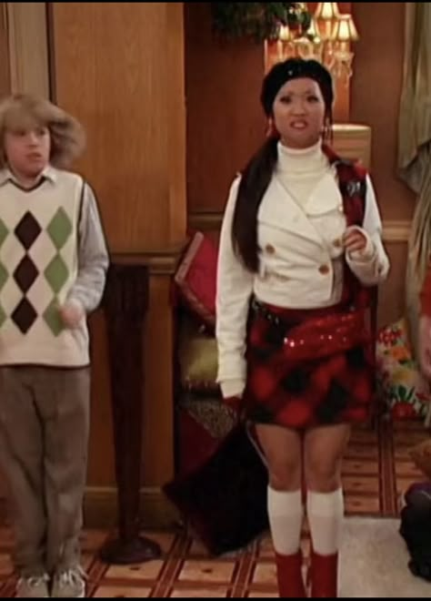 90s Preppy Style, London Tipton Outfits Style, London Tipton Aesthetic, London Tipton Outfits, London Tipton, Throwback Fashion, 2000s Outfit, Brenda Song, Suite Life