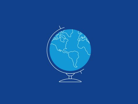 Hilton Honors Globe Animation by HZDG Globe Animation, Animated Infographic, Line Animation, World Illustration, Teacher Cartoon, Art Transportation, Abstract Graphic Design, Motion Design Video, Powerpoint Background Design