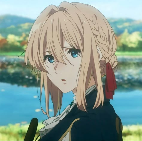 Violet Evergarden, An Anime, Violet, Blonde, Anime, Hair, Blue