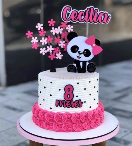 36+ Ideias de Bolo Decorado com o Tema Urso Panda Bolo Panda, Pastel, Cake, Pandas