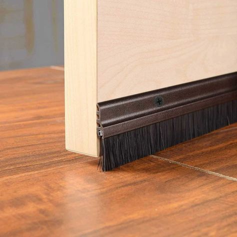 What to Know About Adding a Door Sweep | The Family Handyman Repair Rotted Wood, Exterior Door Threshold, Dry Wall Repair, Fairfield House, Paint Stripping, Window Draft, Door Sweeps, Sell House, Wall Repair