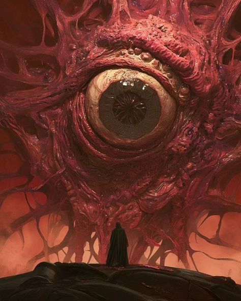 Eldritch Monster Art, Eldritch Horror Monsters, Lovecraftian Horror Art, Cosmic Horror Art, Eldritch Monster Concept Art, Body Horror Monster Art, Eldritch Art, Cosmic Horror Monster, Mad God