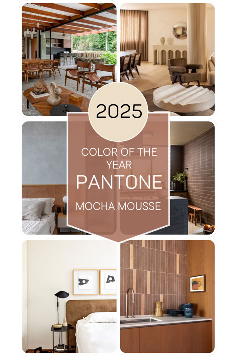 Pantone just announced the color of the year for 2025. It's the beautiful Mocha Mousse 17-1230 Color For 2025, Pantone Colors 2025, 2025 Colour Trend, Pantone 17-1230 Mocha Mousse, 2025 Pantone Color Of The Year, Pantone Color Of The Year 2025, 2025 Color Of The Year, Mocha Mousse Pantone, Furniture Color Trends