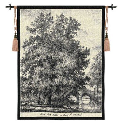 Cityscape Landscape, Poplar Tree, Flower Tapestry, Tree Sketches, Traditional Wall Art, Black And White Landscape, Art Tapestry, Tapestry Wall Art, Pics Art