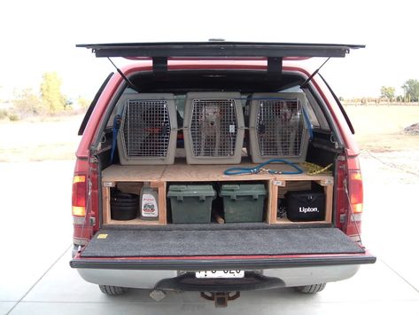 truck cap camper and dog carrier - Google Search Dog Box For Truck, Truck Cap Camper, Dog Transport, Dog Kennel Designs, Airline Pet Carrier, Dog Trailer, Pet Transport, Camper Organization, Camper Shells