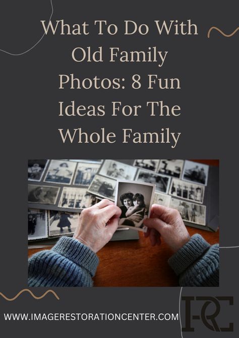 Taking pictures is a wonderful way of preserving the good times, but organizing multiple photos can be overwhelming if you’ve never done it before This is especially true when your pile spans generations! But before you consider tossing photos into a box and throwing it out, consider how each old photo represents a moment in your family’s history – and how much of a shame it would be to get rid of them. Family History Photo Wall, Ancestry Photos, Photo Christmas Gifts, Genealogy Resources, Old Family Photos, Photo Restoration, Blog Logo, The Orator, History Photos