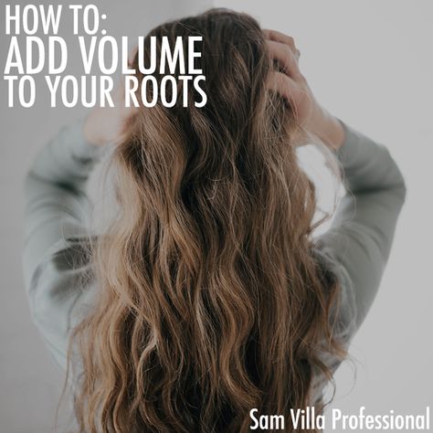 Pump up the volume!  Sam Villa Pro Volume At Roots, Root Volume, Pump Up The Volume, Bombshell Hair, Hair Care Brands, Hair Skin Nails, Diy Beauty Hacks, Easy Hairstyles For Long Hair, Roots Hair