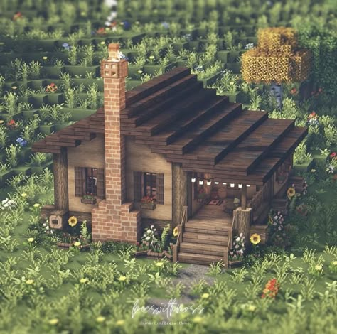 Minecraft Kale, Minecraft Cabin, Villa Minecraft, Case Minecraft, Minecraft Decoration, Rumah Minecraft Sederhana, Minecraft Interior, Minecraft House Ideas, Minecraft Interior Design