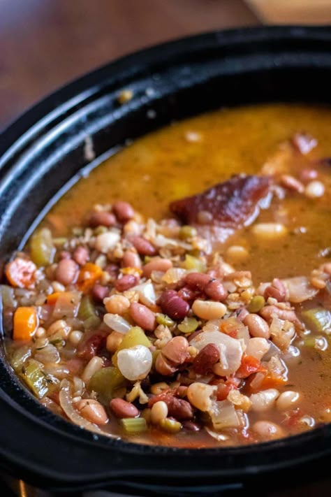 Bean And Sausage Soup Slow Cooker, Northern Beans And Ham Hocks, Crock Pot Bean Soup Slow Cooker, 16 Bean Soup Crockpot Slow Cooker, Hambeens 15 Bean Soup Crock Pot, 15 Beans In Crockpot, Hurst Beans Slow Cooker, Bobs Red Mill 13 Bean Soup Recipe, 9 Bean Soup Recipe Crock Pots