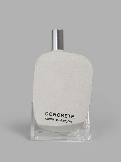 Comme Des Garçons Parfums Perfumes Comme Des Garcons Perfume, Concrete Product, Olive Oil Packaging, Perfume Bottle Design, Pretty Skin Care, Pretty Packaging, Bottle Packaging, Bottle Art, Interior Art