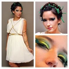 Simple Medusa Medusa Braids, Medusa Dress, Athena Costume, Diy Karneval, Medusa Costume, Costume Carnaval, Diy Halloween Costumes For Women, Tips Hair, Diy Kostüm