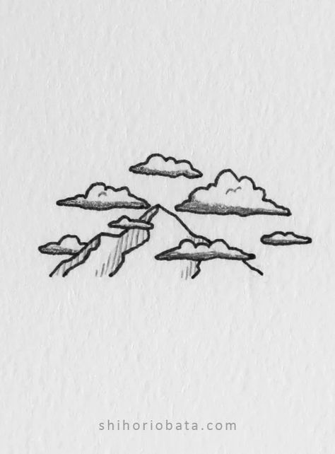 22 Easy Cloud Drawing Ideas Cloud Drawing Aesthetic, Simple Cloud Drawing, Doodle Page, Drawing Ideas For Kids, Simple Sketch, Drawing Aesthetic, Fluffy Clouds, Cloud Drawing, Drawing Ideas