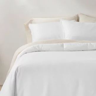 White : Comforters : Target Bedding Arrangement, Target Bedding, Linen Comforter, White Comforter, Comforter Bedding Sets, Queen Comforter, Garden Bedding, King Comforter, Warm Brown