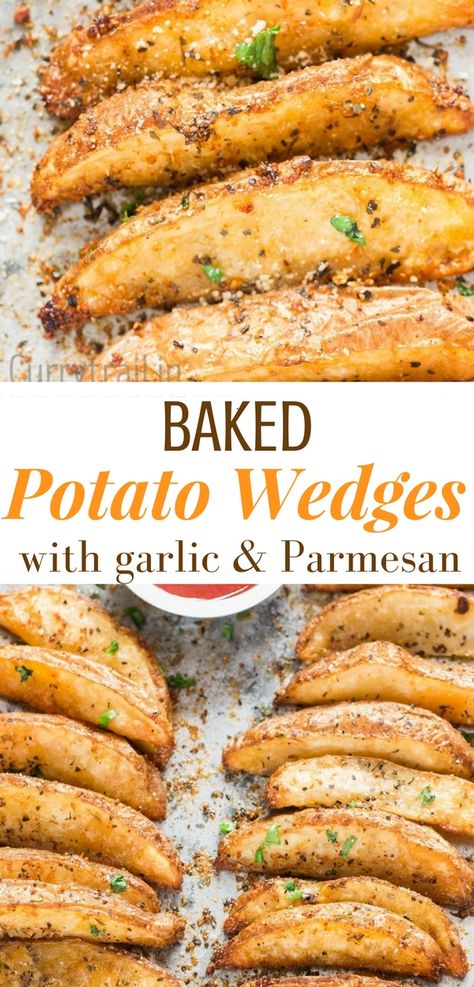 Kfc Wedges, Garlic Parmesan Potato Wedges, Garlic Potato Wedges, Baked Potato Wedges Recipe, Parmesan Baked Potatoes, Seasoned Potato Wedges, Baked Potato Wedges, Parmesan Potato Wedges, Parmesan Potato