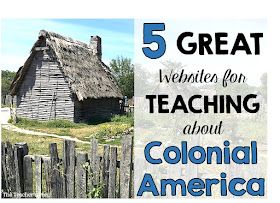 The Teacher's Prep: 5 Great Websites for Teaching About Colonial America Colonial America Projects, Social Studies Notebook, Teaching Degree, 13 Colonies, American History Lessons, Importance Of Time Management, 5th Grade Social Studies, Education Degree, Great Websites