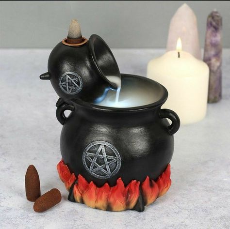 Pentagram Design, Incense Cone, Backflow Incense, Burning Incense, Gothic Gifts, Tanah Liat, Witch House, Clay Art Projects, Incense Holders