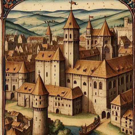 Medieval Life. Towns, Villages and Castles. (CastleLore) 🏰🕰️📜 If you want to read more about Middle Ages, click the link in our bio! (castlelore.com) 📖🔗 #middleages #medievalhistory #medieval #europeanhistory #culturallegacy #castle #castles #medievaltimes #medievallife #feudalism #knights #knight #nobile #medievaltown #medievalvillage #medievalsociety #castlephotography #medievaleurope #castlesofinstagram #historylovers #middleageshistory #historyofeurope #medieval #drawing #olddrawings #v... Middle Ages Aesthetic, Medieval Drawing, Middle Ages History, Medieval Ages, Medieval Life, Medieval Times, Medieval History, European History, Medieval Town