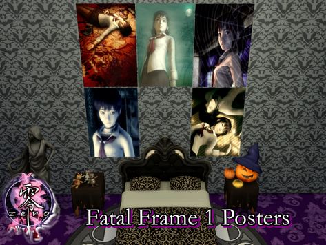 Poster Diy, Sims 4 Body Mods, Sims 4 Cc Folder, Horror Video Games, Fatal Frame, Sims 4 House Design, Sims 4 Dresses, Sims 4 Mm, Sims 4 Cc Furniture