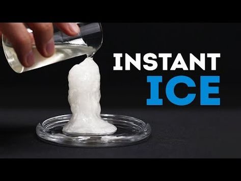 10 Crazy Ice Experiments & Tricks. You will be amazed! - YouTube Ice Experiments, Amazing Science Experiments, Instant Ice, Special Needs Students, Cool Science Experiments, Science Experiment, Fun Science, Science Experiments, Hand Soap Bottle