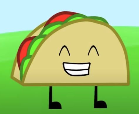 Classic version of the Taco character from Inanimate Insanity. Inanimate Insanity Taco, Taco Inanimate Insanity, Taco Character, Trophy Ii, Taco Ii, Taco Board, Mexican Memes, Taco Pasta, Inanimate Insanity