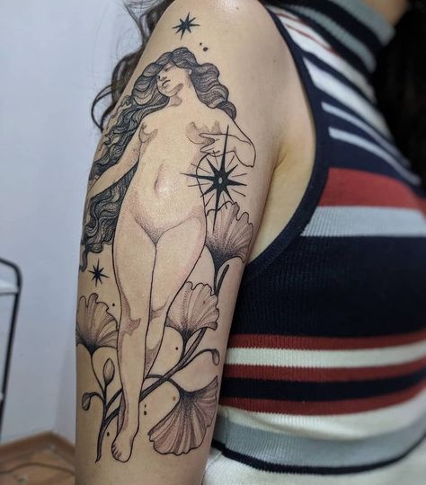 𝕄𝕠𝕟𝕚𝕢𝕦𝕖 ℂ𝕠𝕣𝕕𝕖𝕚𝕣𝕠 ✶ tatuadora (@ni.tattoo) • Fotos e vídeos do Instagram Women's Back Tattoos, Free Woman, Throat Tattoo, Virgo Tattoo, Witch Tattoo, Cat Moon, Gothic Tattoo, Pin Up Tattoos, Stylist Tattoos