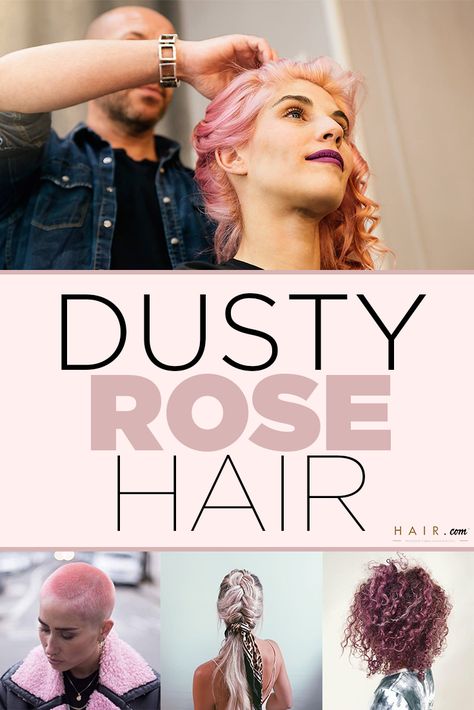 Ion Rose Petal Hair Color, Dark Rose Hair Color, Mauve Hair Color Rose Dusty Pink, Dusty Rose Highlights, Dusty Mauve Hair Color, Dusty Pink Hair Color, Dusty Rose Hair Color, Dusty Rose Hair, Dusty Pink Hair