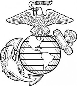 The Marine Corps Emblem: Elements and Meaning - Gettysburg Flag Works BlogGettysburg Flag Works Blog Marine Corps Symbol, Usmc Wallpaper, Marine Corps Tattoos, Anchor Stencil, Usmc Tattoo, Marine Corps Emblem, Eagle Globe Anchor, Eagle Globe And Anchor, Marine Tattoo