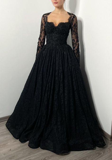 Lace Corset Wedding Dress, Wedding Dress Alternative, Black Wedding Dress Gothic, Corset Wedding Dress, Black Wedding Gowns, Sparkly Gown, Dress Alternative, Formal Prom Dresses Long, Sparkly Prom Dress