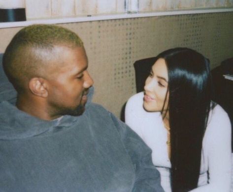 Kim Kardashian West on Instagram: “Mood: you and me” Kanye West, Kim Kardashian, A Man, Hair, Instagram