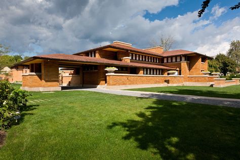 The Darwin D. Martin House – Buffalo, New York - Atlas Obscura Darwin Martin House, Prairie Style Architecture, Frank Lloyd Wright Architecture, Frank Lloyd Wright Buildings, Louis Sullivan, Asian House, Frank Lloyd Wright Homes, Prairie House, Martin House