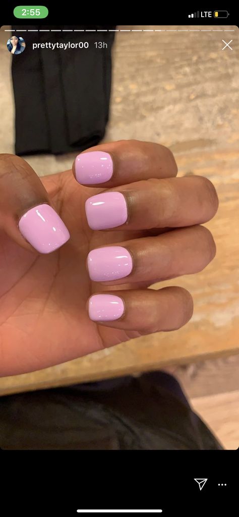 Real Nails With Gel Polish, Gel On Real Nails Short, Gel Real Nails, Gel Nail Designs Real Nails, Short Square Glossy Nails, Short Acrylic Nails Square Light Pink, Sns On Real Nails, Pink Powder Acrylic Nails Short, Light Pink Round Square Nails