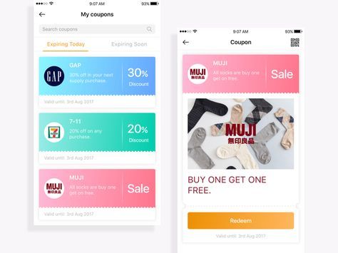 Daily UI #061 - Redeem Coupon redeem coupon dailyui Membership Design, Coupon App, App Screen Design, Mobile App Inspiration, Promotion Card, Card Ui, App Screen, App Interface Design, Free Stuff By Mail