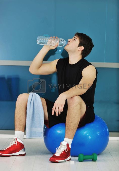 Drinking Water Pose Reference, Ap Portfolio, Graphic Collage, Water Fitness, Photography Reference, Badminton Court, Gym Video, Fitness Photos, Pose References