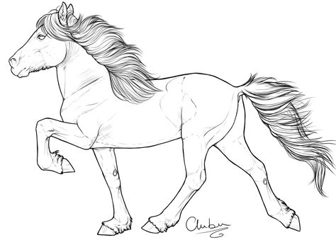 Lineart Felt Horses, Free Lineart, Draw Horse, Red Unicorn, Oc Rpg, Horse Outline, Island Horse, Chibi Coloring Pages, Horse Art Drawing