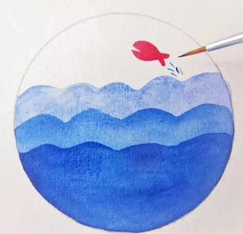 Introduce kids to the world of watercolors with these fun and easy to do watercolor projects for kids! Learn new techniques, ideas and get creative! Watercolor Projects For Kids, Easy Painting For Kids, Heart Kids, Watercolor Circles, Watercolor Paintings For Beginners, Kids Watercolor, Watercolor Projects, Watercolor Paintings Easy, Easy Watercolor