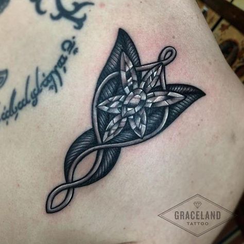 Lotr Evenstar Tattoo, Lord Of The Rings Matching Tattoos, Evenstar Tattoo, Elvish Tattoo, Lotr Tattoo, Lord Of The Rings Tattoo, Ring Tattoos, Tattoo Cover-up, Best Sleeve Tattoos