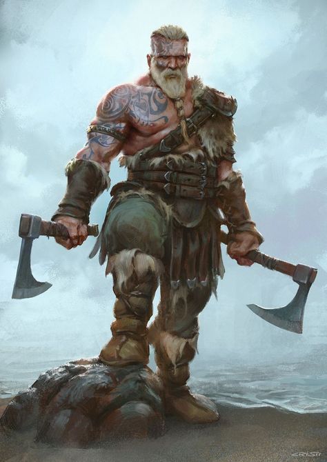 Illustrator & Concept Artist Heroic Fantasy, Male Character, Viking Art, Viking Warrior, Fantasy Warrior, Arte Fantasy, 판타지 아트, Fantasy Rpg, Fantasy Inspiration