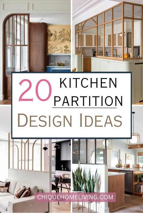 20 Kitchen Partition Design Ideas 1 20 Kitchen Partition Design Ideas Small House Partition Ideas, Kitchen And Hall Partition Design, Office Kitchen Partition, Glass Partition In Kitchen, Partition Between Kitchen And Dining, Kitchen And Hall Partition, Kitchen Divider Ideas, Open Kitchen Partition Ideas Wood, Kitchen To Hall Partition