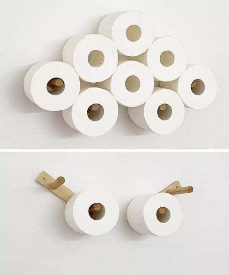 Record Decor, Ingenious Ideas, Bathroom Organization Ideas, Toilet Room Decor, Bathroom Hacks, Compact Bathroom, Diy Toilet, Downstairs Toilet, Toilet Paper Storage