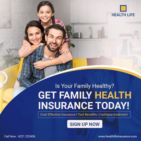 Health Insurance Ads, Instagram Ad Design, Instagram Ads Design, Social Media Banner Design, Insurance Ads, Design In Photoshop, Photoshop Youtube, Insurance Marketing, Design Social Media