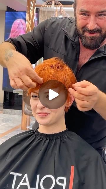 Hair Color Pixie Cut, Color Pixie Cut, Red Hair Color, Short Cuts, Pixie Cut, Redheads, Red Hair, Short Hair, Short Hair Styles