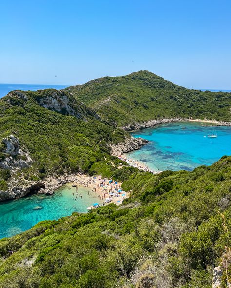 Porto Timoni Beach, Corfu island, Greece Greece Girl, Greece Cruise, Summer Abroad, Scorching Sun, Pirate Bay, Corfu Island, Greece Beach, Beach Sunset Wallpaper, Corfu Greece