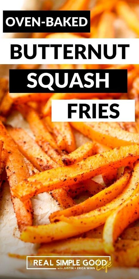 Butternut Squash Recipes Healthy, Butternut Squash Side Dish, Healthy Squash Recipes, Butternut Squash Fries, Paleo Soups, Squash Fries, Veggie Side Dish Recipes, Baked Butternut Squash, Paleo Side Dishes