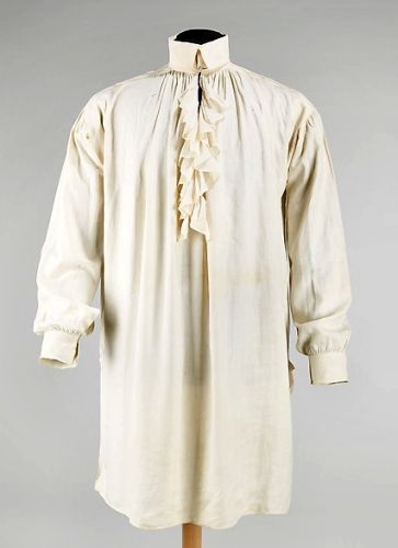 Medieval Shirt, 18th Century Clothing, Regency Fashion, 19th Century Fashion, Century Clothing, Costume Collection, Historical Costume, American Shirts, Historical Clothing