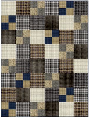 Quilt Inspiration: Free pattern day ! Father's Day quilts Mans Quilt Ideas, Mens Quilt Patterns Free, Guy Quilts Ideas, Scrappy Plaid Quilts, Tartan Quilt Ideas, Mens Shirt Quilt Pattern, Male Quilt Ideas, Homespun Quilt Ideas, Male Quilt Patterns Free