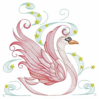 Swan Embroidery, Embroidery Birds, Machine Embroidery Designs Projects, Swan Design, Embroidery Design Download, Machine Embroidery Projects, Quilling Patterns, Needle Point, Handwork Embroidery Design